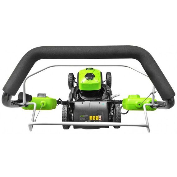Газонокосилки: Газонокосилка аккумуляторная Greenworks GD40LM46SPK4 40V, 46см, самоходная, бесщеточная, c 1хАКБ [2506807UB] фотографии