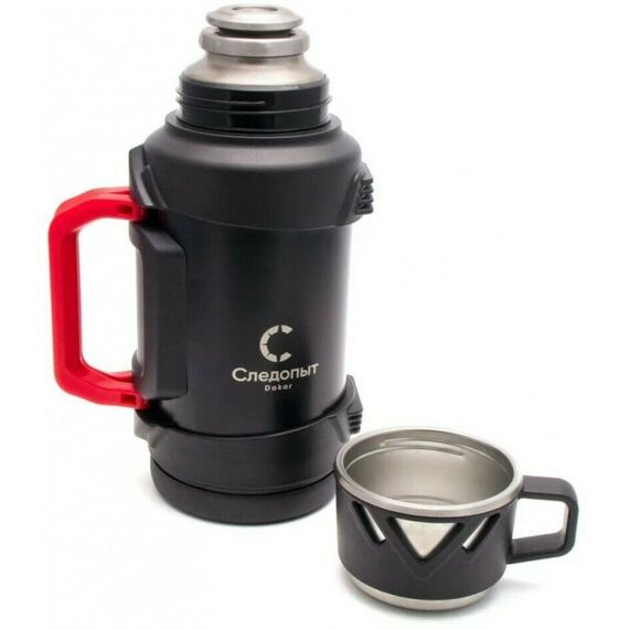 Термосы, контейнеры, бидоны, канистры: Термос Следопыт DAKAR 1.5л со складными ручками фотографии