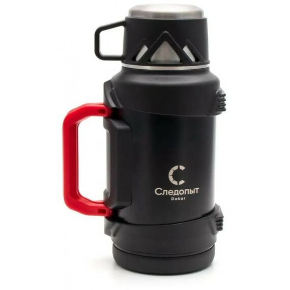 Термосы, контейнеры, бидоны, канистры: Термос Следопыт DAKAR 1.5л со складными ручками фотографии