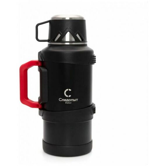 Термосы, контейнеры, бидоны, канистры: Термос Следопыт DAKAR 3л со складными ручками фотографии