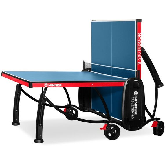 Настольный теннис: Теннисный стол складной для помещений Winner S-300 Indoor 274 х 153 х 76 см, с сеткой фотографии