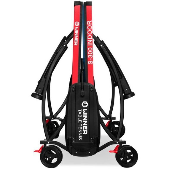 Настольный теннис: Теннисный стол складной для помещений Winner S-300 Indoor 274 х 153 х 76 см, с сеткой фотографии