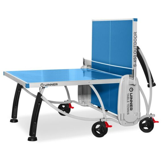 Настольный теннис: Теннисный стол всепогодный Winner S-450 Outdoor 274 х 152,5 х 76 см, с сеткой фотографии
