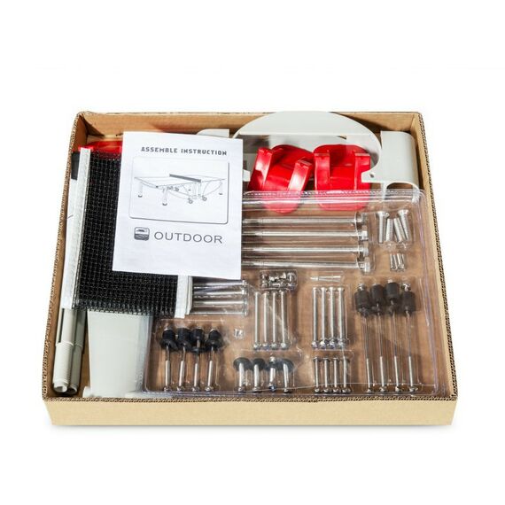 Настольный теннис: Теннисный стол всепогодный Winner S-450 Outdoor 274 х 152,5 х 76 см, с сеткой фотографии