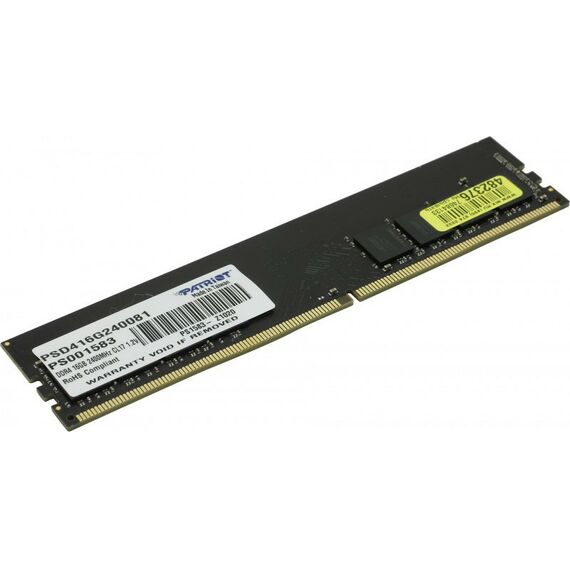 Оперативная память: Модуль памяти Patriot Signature Line 16Gb DDR4 DIMM <PC4-19200> CL17 [PSD416G240081] фотографии