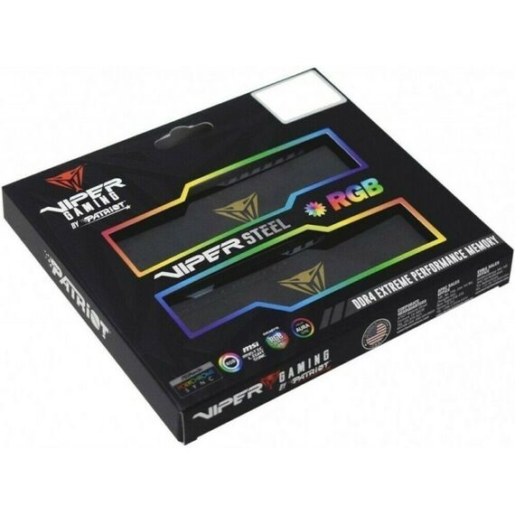 Оперативная память: Комплект оперативной памяти Patriot Viper Steel RGB 32Gb KIT 2*16Gb DDR4 DIMM <PC4-25600> CL18 [PVSR432G320C8K] фотографии