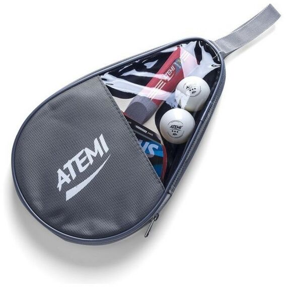 Настольный теннис: Набор н/теннис Atemi Sniper APS 1 ракетка + чехол + 2 мяча *** фотографии