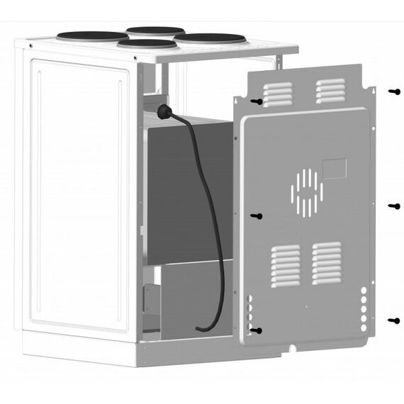 Кухонные плиты: Плита стеклокерамика Лысьва EF4011MK00 жем-св-сер [ЭПС 411 МС] фотографии