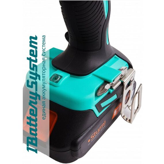 Дрели и шуруповерты: Дрель-шуруповерт аккумуляторная Sturm! CD3618T 18В, 2.0Ач, 30Нм, 1BatterySystem фотографии