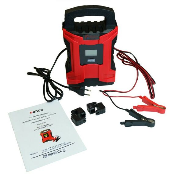 Аккумуляторы и ЗУ для инструмента, свечи зажигания: Устройство зарядное EDON CC-BC10M 6-12В, 2-10А, 3-200А/ч фотографии
