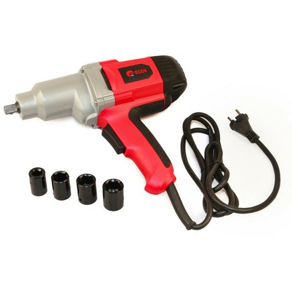 Гайковерты, отвертки: Гайковерт ударный EDON EW-900/350 0.9кВт, 350Нм, 2300об/мин, 1/2", 3.6кг [1021010105] фотографии