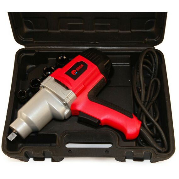 Гайковерты, отвертки: Гайковерт ударный EDON EW-900/350 0.9кВт, 350Нм, 2300об/мин, 1/2", 3.6кг [1021010105] фотографии