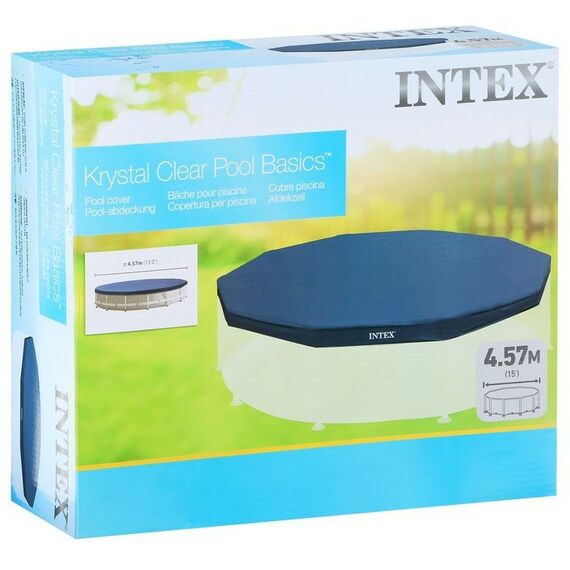Бассейны: Тент на каркасный бассейн Intex 28032 d=457 см фотографии
