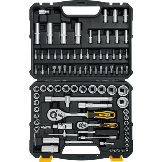Наборы инструментов и ключи: Универсальный набор инструмента STAYER AUTO 94 94 предмета [27760-H94_z01] фотографии