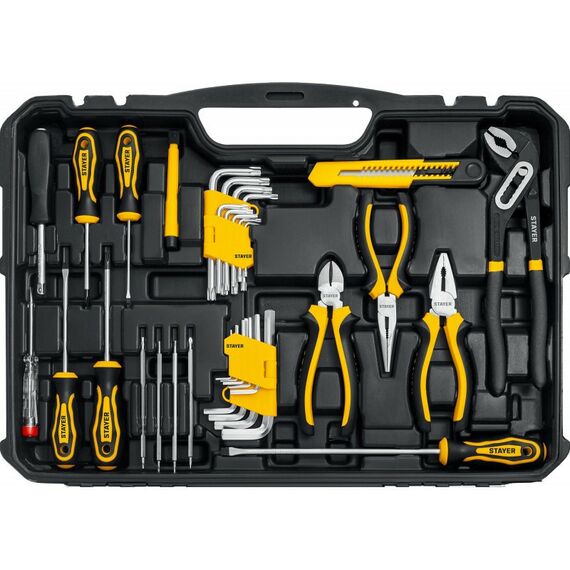 Наборы инструментов и ключи: Универсальный набор инструмента STAYER UNIVERSAL 150 150 предметов [27710-H150] фотографии