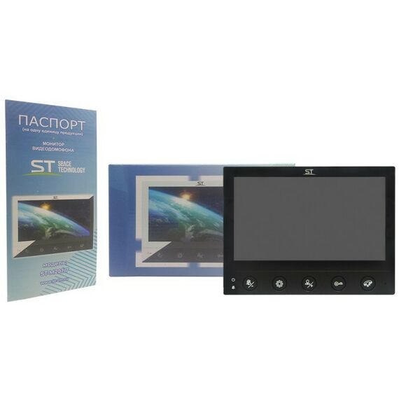 Домофоны: Домофон ST ST-M207/7 (M) ЧЕРНЫЙ 7", 1024*600 фотографии