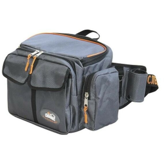 Все для рыбалки: Сумка рыболовная Следопыт Fishing Hip Bag Т2 27х23х17см, цв. серый фотографии