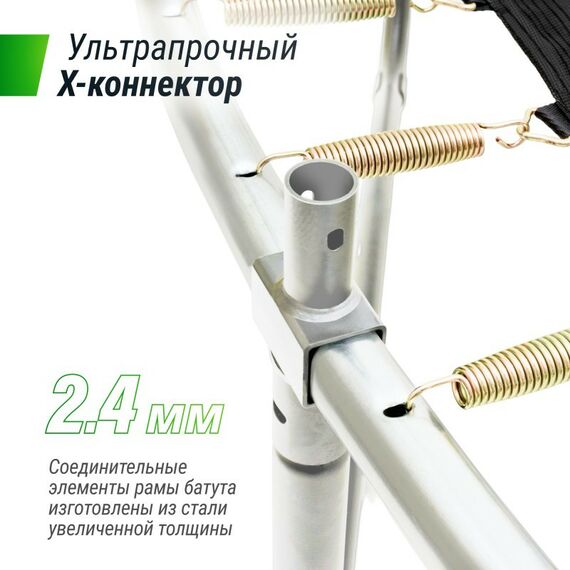 Батуты: Батут UNIX line SUPREME BASIC 12 ft (green) фотографии