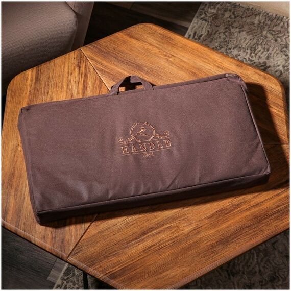 Настольные игры:  Нарды ручной работы "Горы", глубокая резка, с ручкой, 60х30 см, с шахматным полем, массив ореха, Армения фотографии