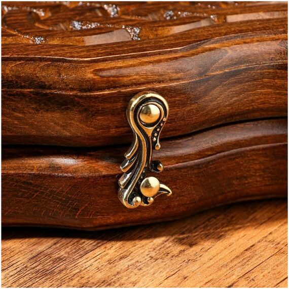 Настольные игры:  Нарды ручной работы "Узор", глубокая резка, с ручкой, 60х30 см, с шахматным полем, массив ореха, Армения фотографии