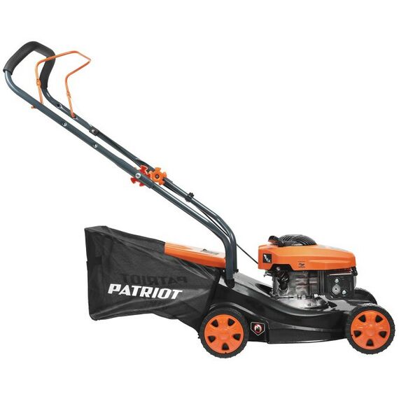 Газонокосилки: Газонокосилка бензиновая Patriot PT 40 130сс, 3.5л.с., 40см, 35л. трав., пластик. дека [512109401] фотографии