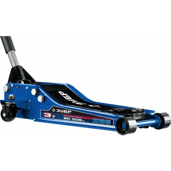 Домкраты: Подкатной домкрат гидравлический Зубр Профессионал X85 3т 80-508мм универсальный для СТО [43051-3] фотографии