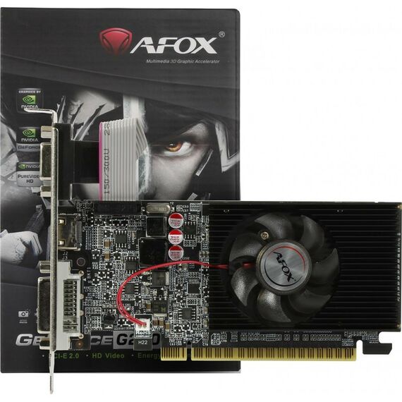 Видеокарты: Видеокарта Afox GeForce G210 512Mb <PCI-E> DDR3 D-Sub+DVI+HDMI RTL [AF210-512D3L3-V2] фотографии