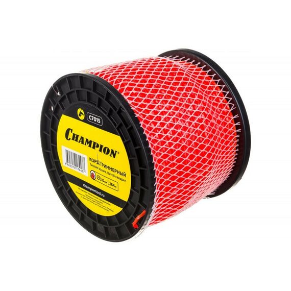 Леска для триммеров: Шнур кордовый Champion C7015 3.0мм/164м, витой квадрат фотографии
