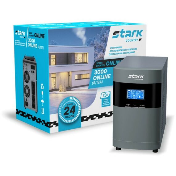 Источники бесперебойного питания: Источник бесперебойного питания Stark Country 3000 ONLINE (8/12A) фотографии