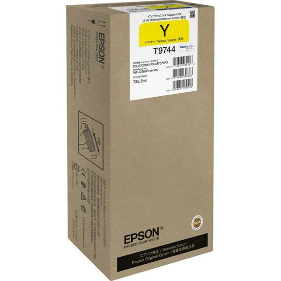 Для Epson (оригинал): Картридж Epson C13T974400 для WorkForce Pro WF-C869R Желтый XXL фотографии