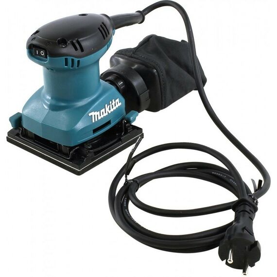 Плоскошлифовальные (вибрационные): Вибрационная шлифмашина Makita BO4557 180W, 14000 об/мин, 112х102 мм, пылесборник фотографии
