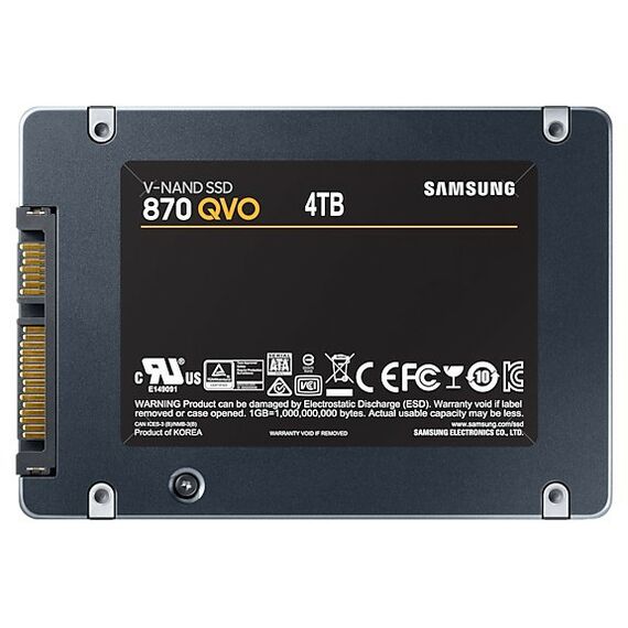 SSD-накопители: SSD-накопитель Samsung 4 Tb 870 QVO Series SATA 6Gb/s 2.5" RTL [MZ-77Q4T0BW] фотографии