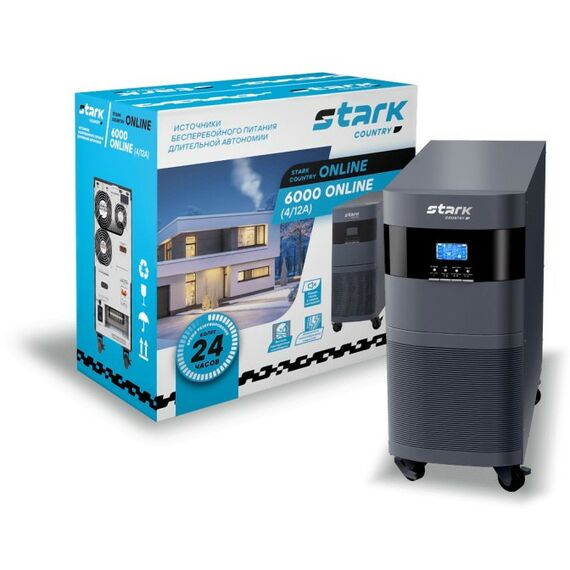 Источники бесперебойного питания: Источник бесперебойного питания Stark Country 6000 ONLINE (4/12A) фотографии