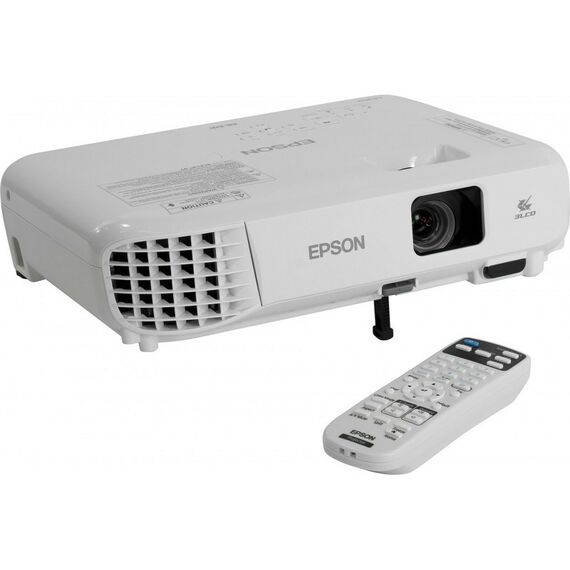 Проекторы: Проектор Epson EB-E01 white LCD, 1024 x768, 3300Lm, 1.44-1.95:1, 15000:1, VGA, HDMI, USB-B [V11H971040] фотографии