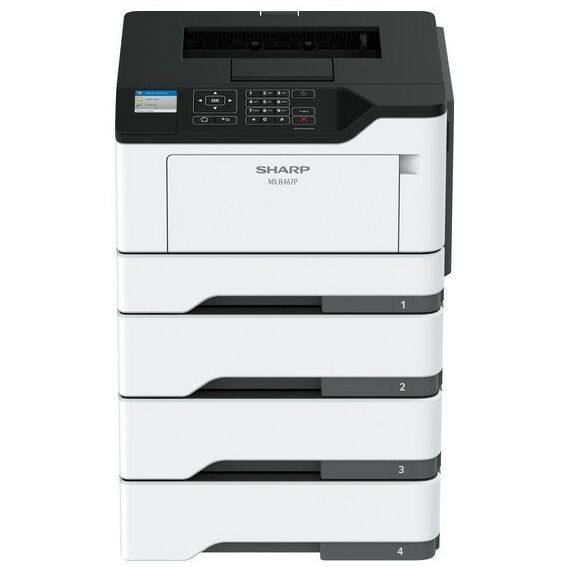 Лазерные принтеры: Принтер Sharp MXB467PEU A4 600х600, сетевой, 40 стр мин, 256 Мб, USB 2.0, Ethernet, стартовый комплект, дуплекс фотографии