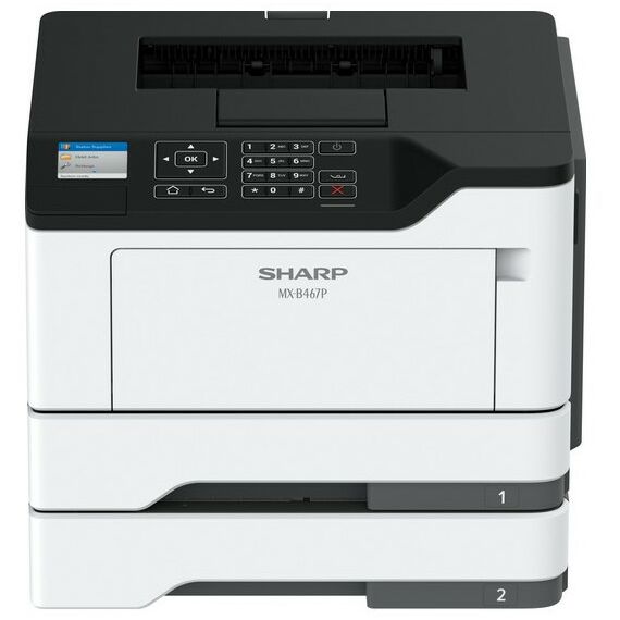 Лазерные принтеры: Принтер Sharp MXB467PEU A4 600х600, сетевой, 40 стр мин, 256 Мб, USB 2.0, Ethernet, стартовый комплект, дуплекс фотографии