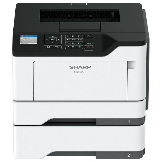 Лазерные принтеры: Принтер Sharp MXB467PEU A4 600х600, сетевой, 40 стр мин, 256 Мб, USB 2.0, Ethernet, стартовый комплект, дуплекс фотографии