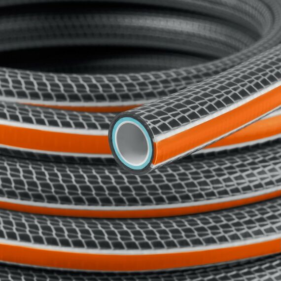 Шланги, системы водопровода и автополива: Поливочный шланг GRINDA PROLine ULTRA 6 50 м 1/2", 30 атм, шестислойный двойное армированиие [429009-1/2-50] фотографии