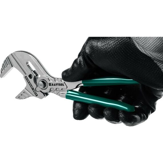 Столярно-слесарный инструмент: Клещи переставные-гаечный ключ KRAFTOOL 180 мм Vise-Wrench [22063] фотографии