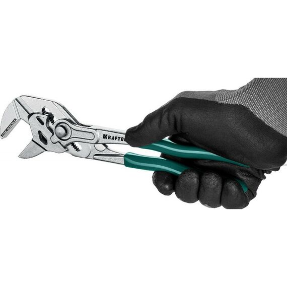 Столярно-слесарный инструмент: Клещи переставные-гаечный ключ KRAFTOOL 250 мм Vise-Wrench [22065] фотографии