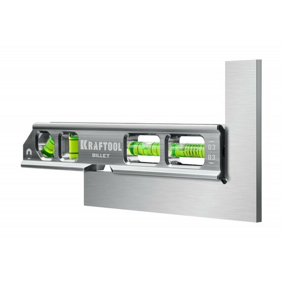 Строительные уровни: Брусковый магнитный уровень KRAFTOOL Billet 8-в-1 20 см [34790] фотографии