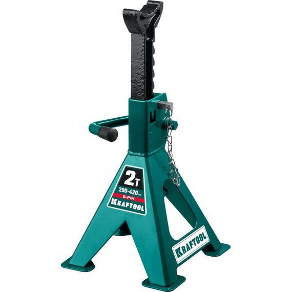 Домкраты: Усиленная страховочная подставка со штифтом KRAFTOOL S-PIN 2т 290-420 мм [43465-2] фотографии