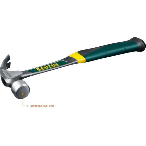 Молотки: Молоток-гвоздодёр KRAFTOOL THOR 560 г цельнокованый столярный [20270] фотографии
