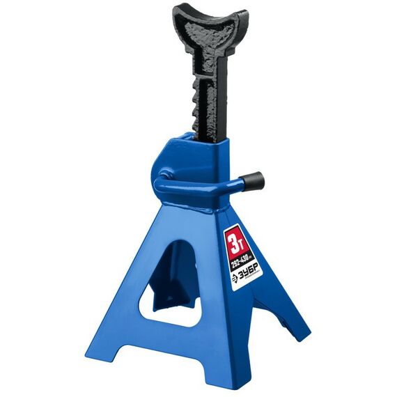 Домкраты: Усиленная страховочная подставка Зубр Профессионал 3т 292-430 мм [43065-3] фотографии