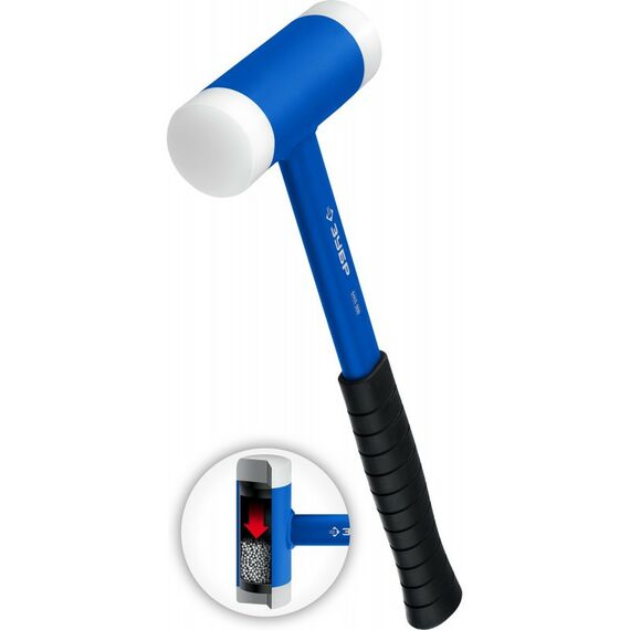 Киянки: Безынерционный молоток с полиамидными бойками Зубр Профессионал БМП-50 мм [2043-50] фотографии