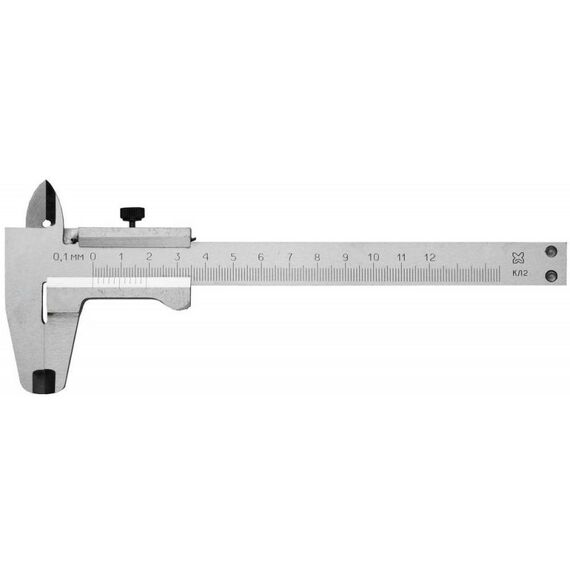 Штангенциркули: Металлический штангенциркуль  Тип 1 125 мм [3445-125] фотографии