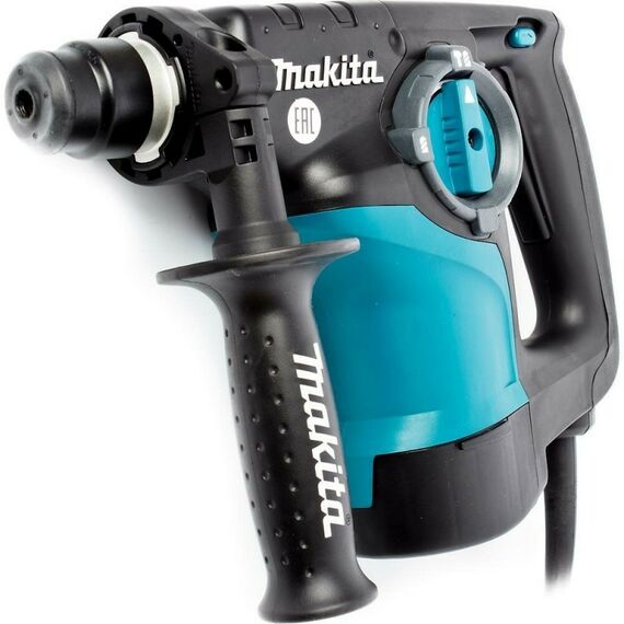 Перфораторы: Перфоратор Makita HR-2800 800 Вт, 2.9Дж, 1100об/мин, 4500уд/мин,SDS-Plus, 2реж, регул, реверс, кейс фотографии