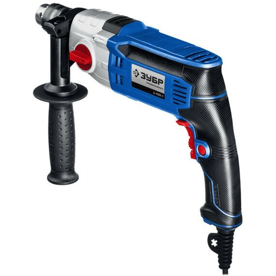 Дрели и шуруповерты: Безударная дрель Зубр Профессионал Д-П900-2 900 Вт, 13 мм, 2-скоростная, мет. корпус [Д-П900-2] фотографии