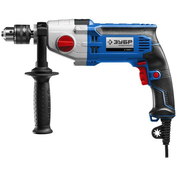 Дрели и шуруповерты: Безударная дрель Зубр Профессионал Д-П900-2 900 Вт, 13 мм, 2-скоростная, мет. корпус [Д-П900-2] фотографии
