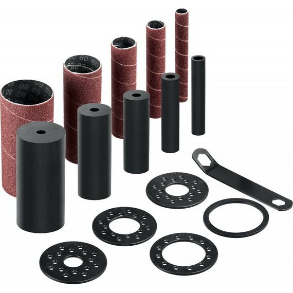 Обрабатывающие станки: Осцилляционный шпиндельный шлифовальный станок Зубр СШО-650Л d 13, 19, 26, 38, 51 x 115, 650 Вт фотографии